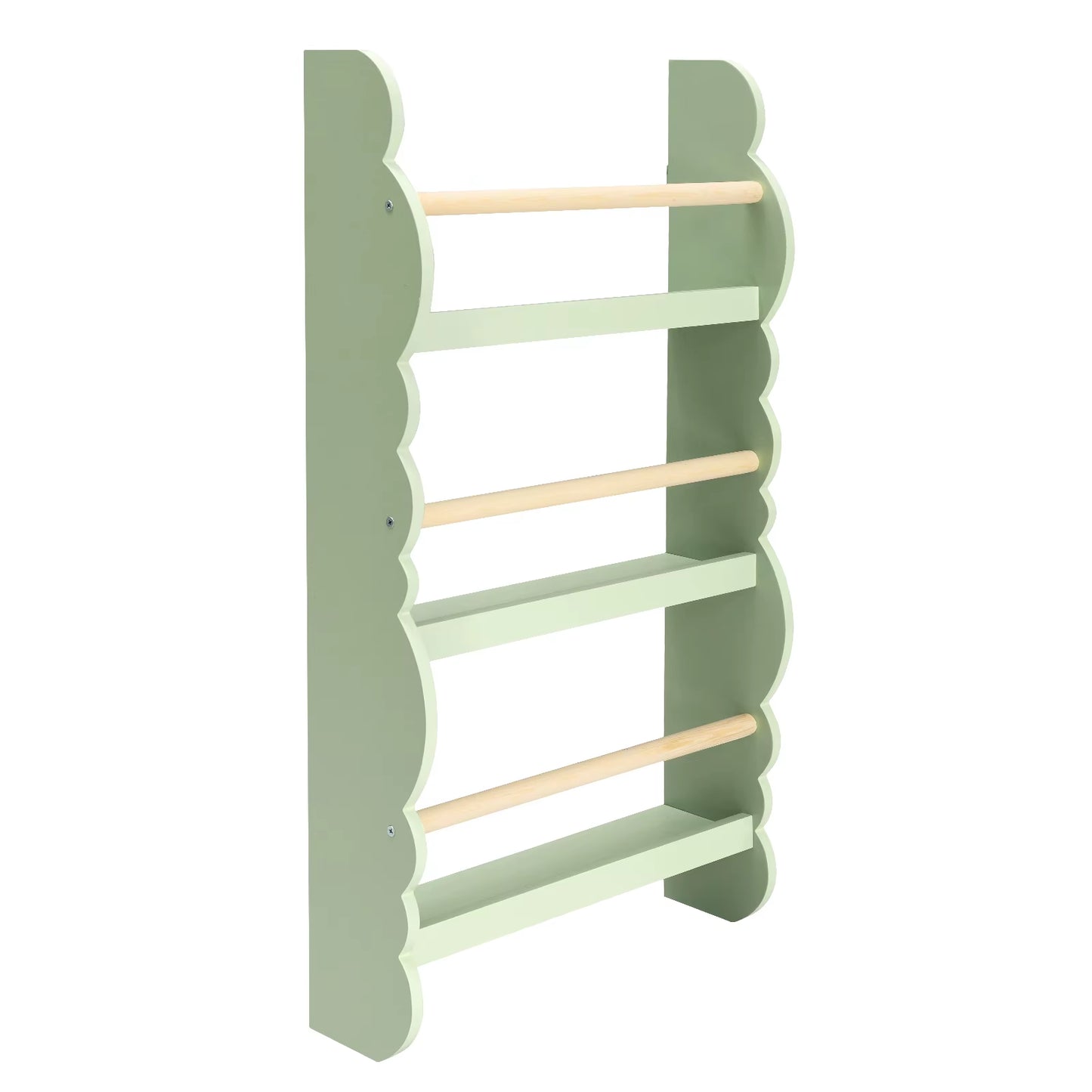 Children'S Bookshelf Kid'S Bookcase Wall Shelf Book Organizer with 4 Shelves for Book Magazine Storage Kids Room Home